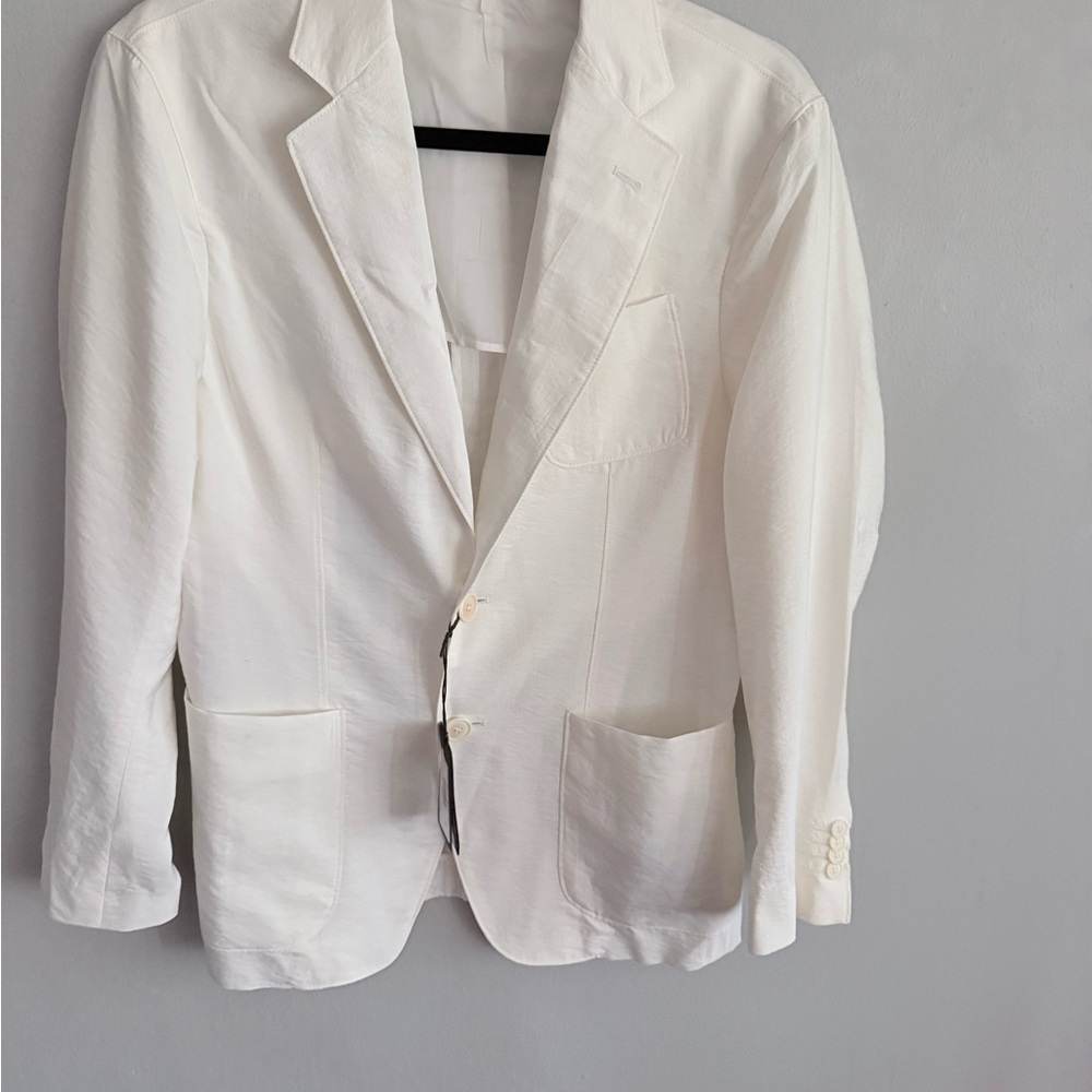 Giorgio Armani Classic White Blazer